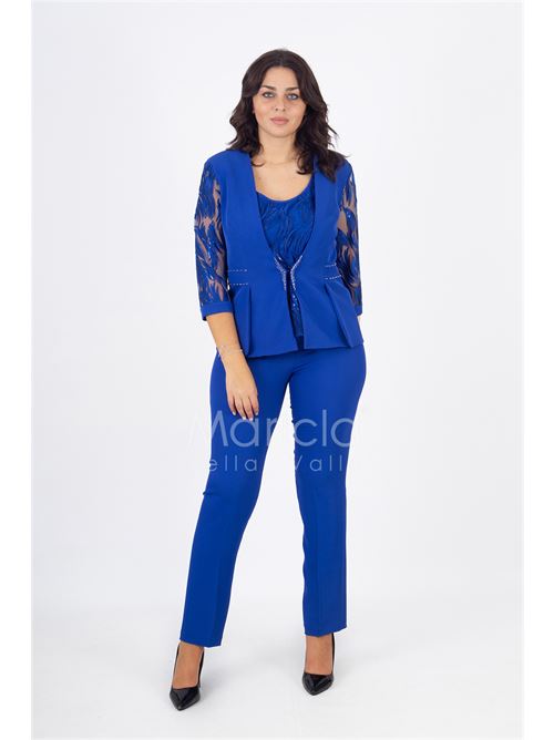 tailleur 3 pz ricamo PAOLA FORTI | PF200TPROYAL